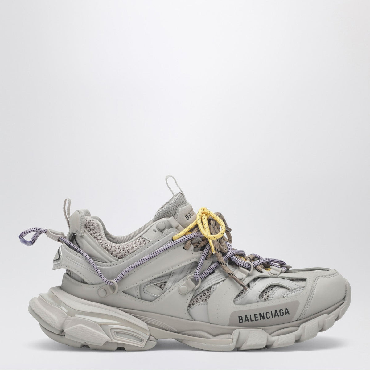 Balenciaga Track Trail Sneakers In Yellow, Purple, Brown And Black Women